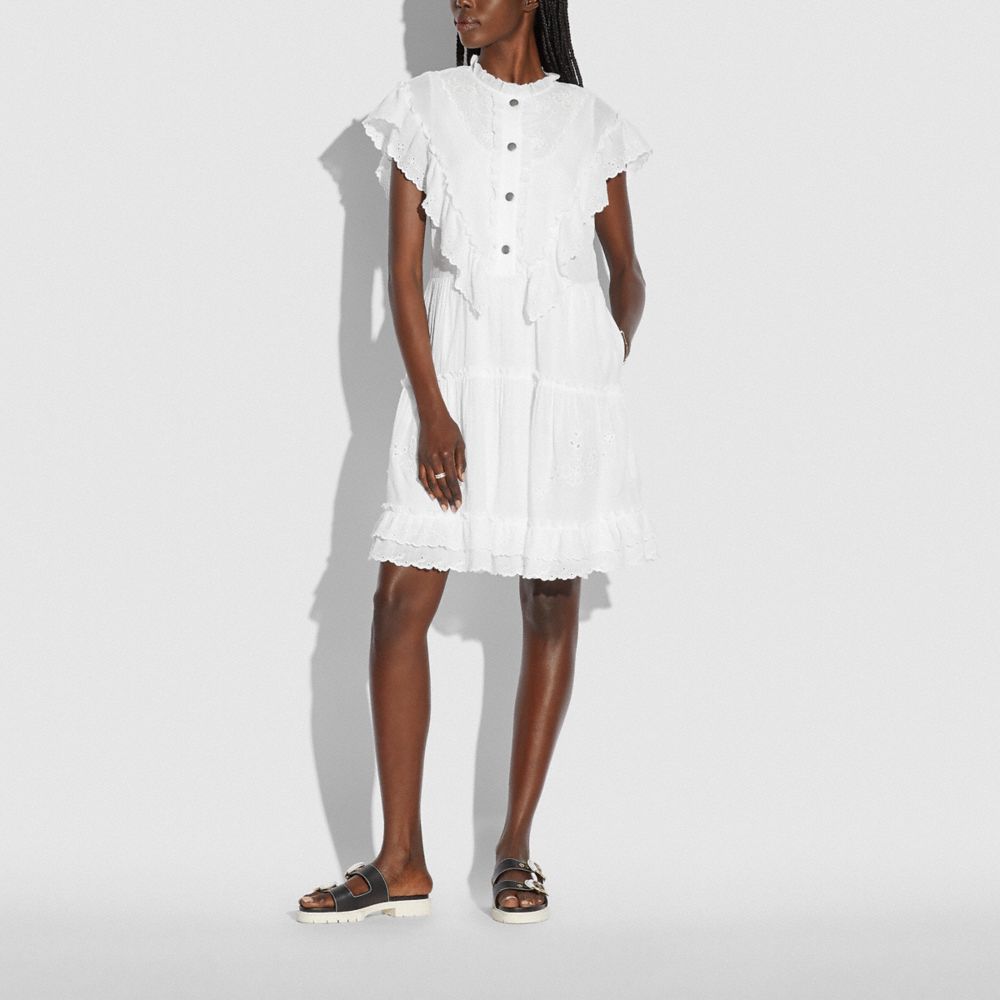 BRODERIE ANGLAISE DRESS