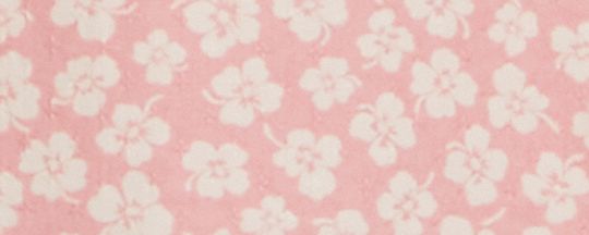 PRINTED SHORT BRODERIE ANGLAISE DRESS-Pink/White