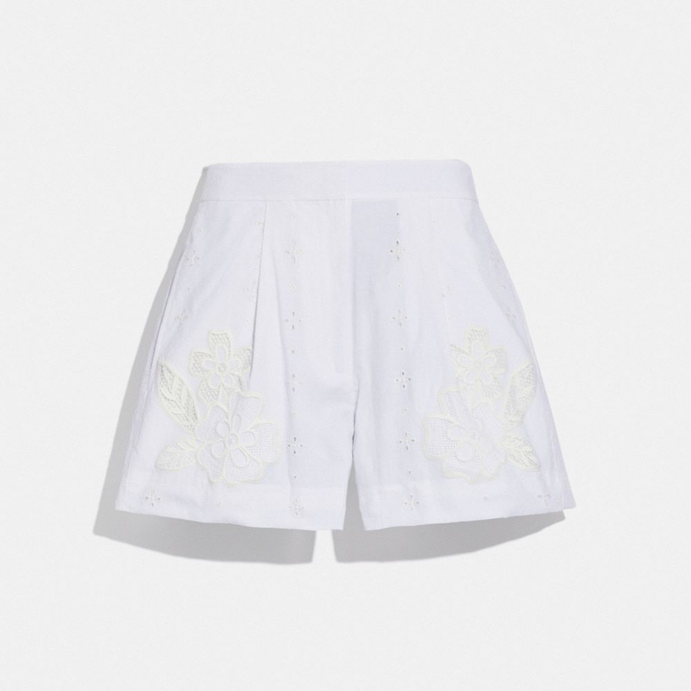 BRODERIE ANGLAISE SHORTS