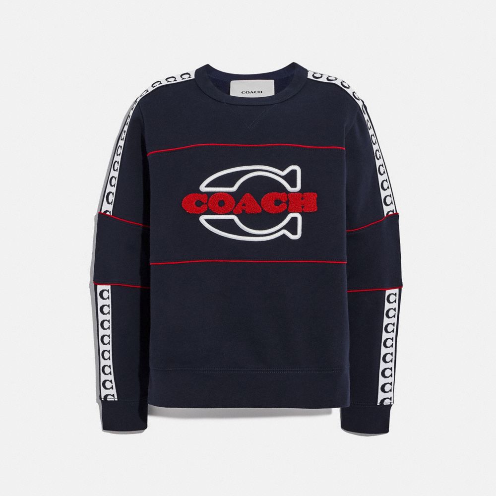 ATHLETIC SWEATSHIRT IN ORGANIC COTTON