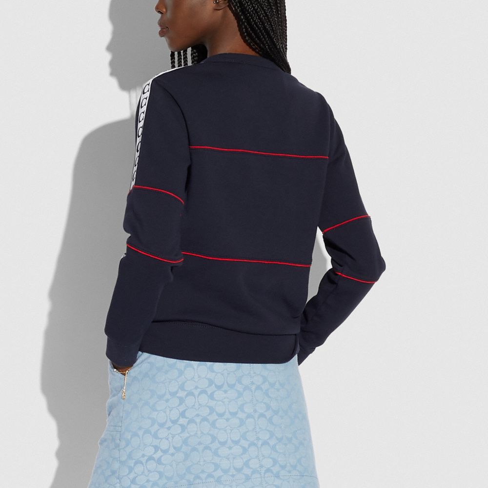 ATHLETIC SWEATSHIRT IN ORGANIC COTTON