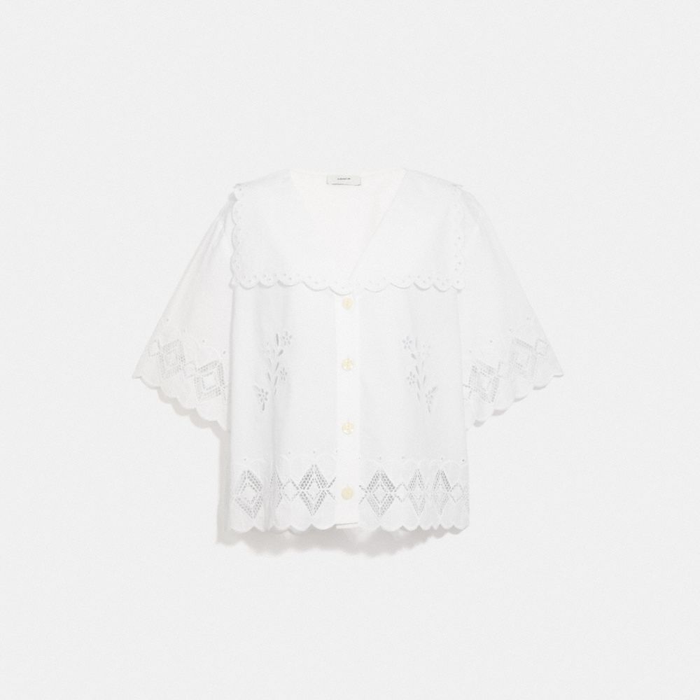 BRODERIE ANGLAISE SHIRT