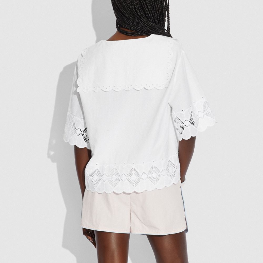 BRODERIE ANGLAISE SHIRT