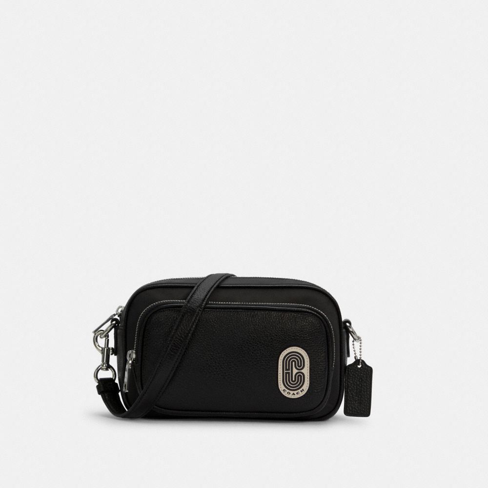 COURT CROSSBODY - SV/BLACK - COACH C5050