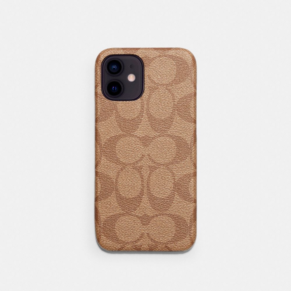 COACH C5094 - IPHONE 12 PRO MAX CASE IN SIGNATURE CANVAS KHAKI