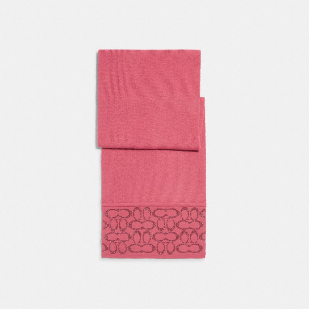 Signature Oblong Scarf - C5127 - Watermelon