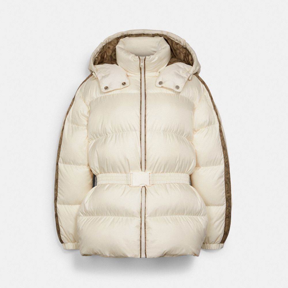 Short Signature Puffer - CREAM - COACH C5171