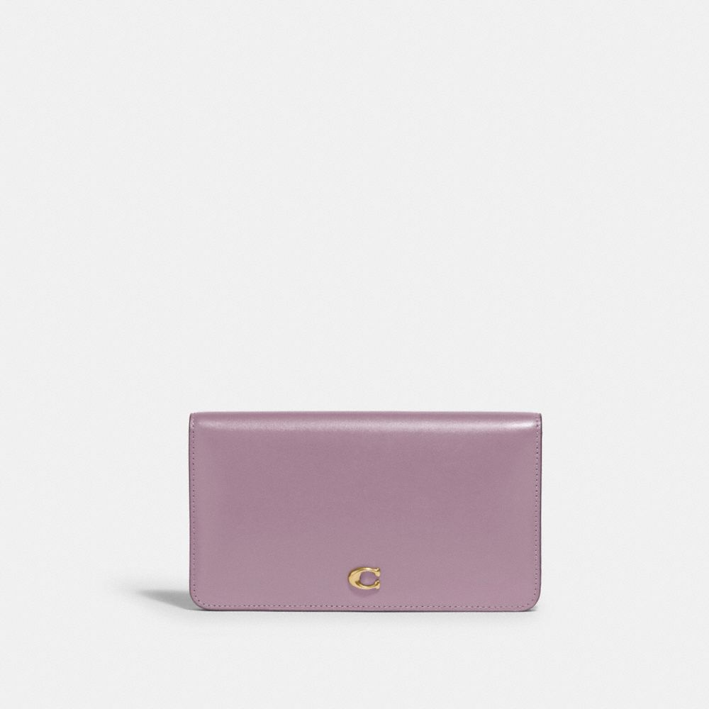 COACH C5191 Slim Wallet BRASS/ICE PURPLE