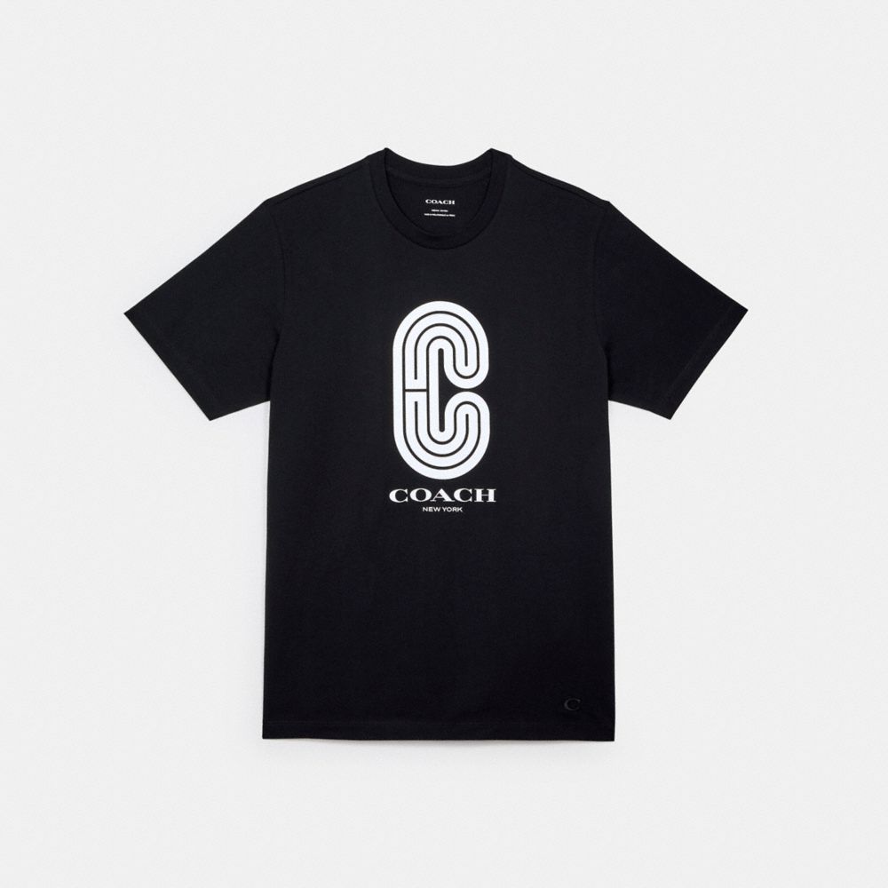 COACH C5213 Retro Signature T-shirt BLACK