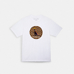 COACH C5219 Coach X Jean-michel Basquiat Signature T-shirt BRIGHT WHITE