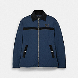 Quilted Diamond Jacket - OMBRE BLUE - COACH C5227