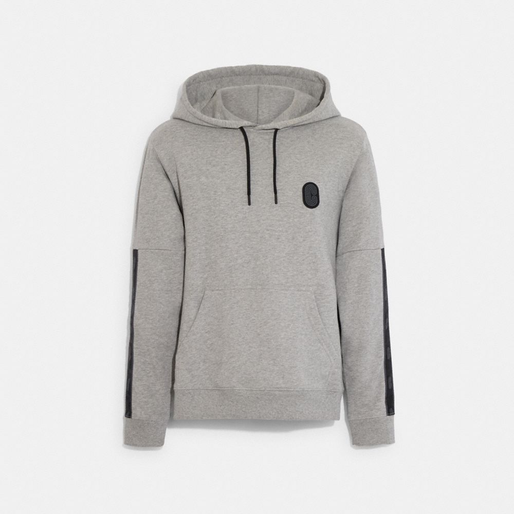 Signature Tape Hoodie - C5231 - Light Heather Grey