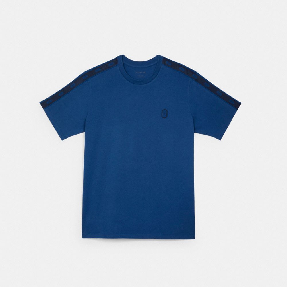 Signature Tape T Shirt - C5234 - Royal Blue