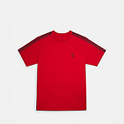 COACH C5234 Signature Tape T-shirt MARS RED