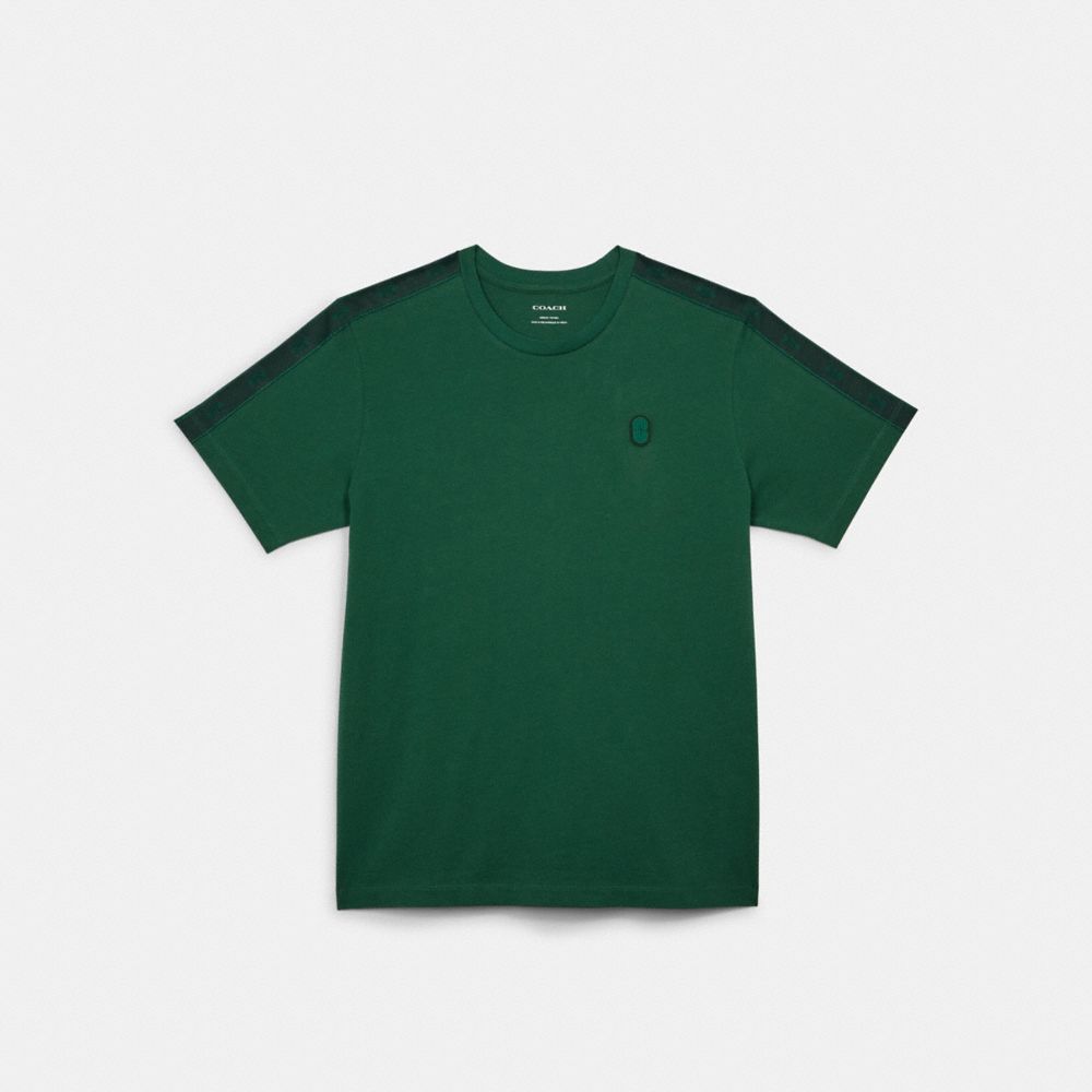 Signature Tape T Shirt - C5234 - Verdant Green