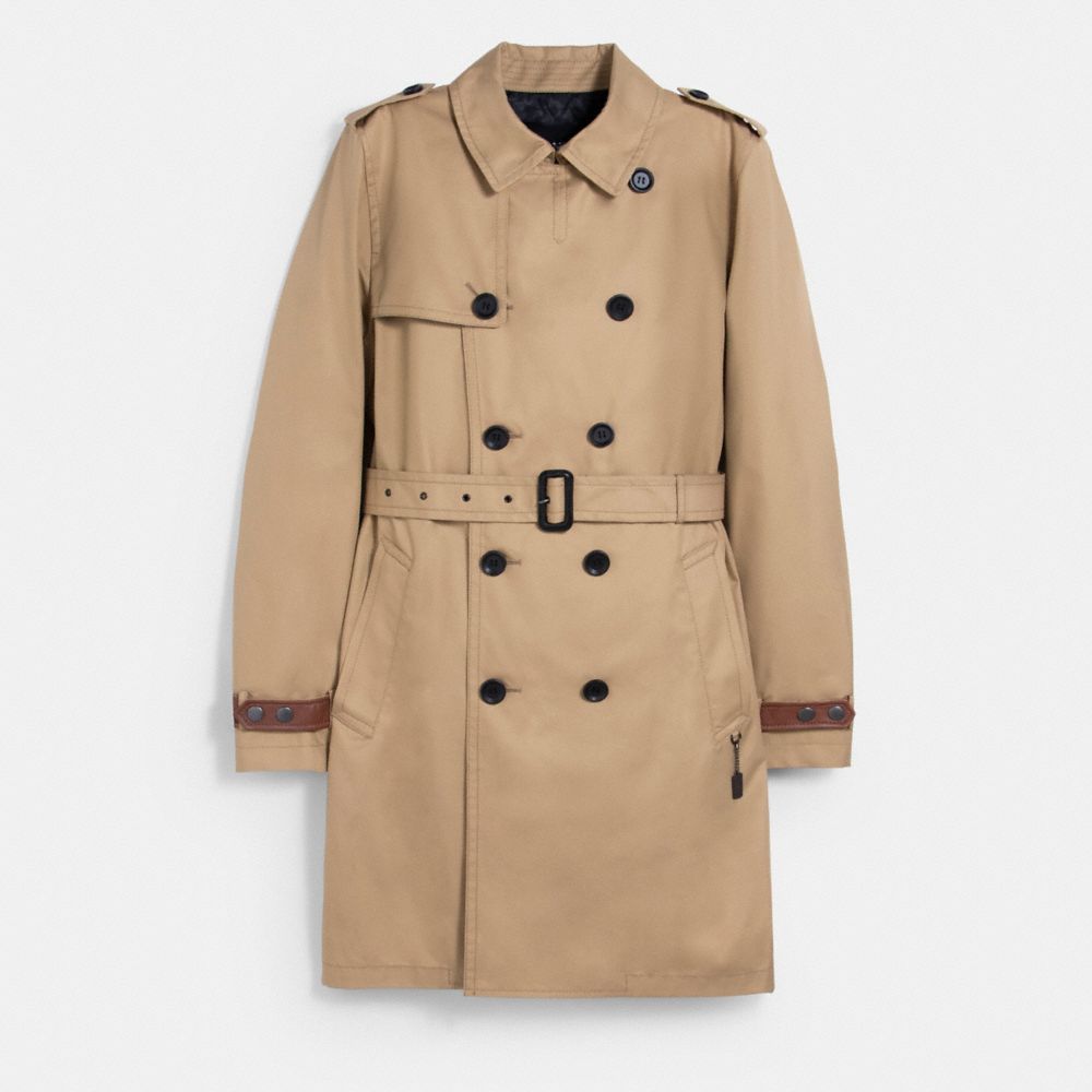 COACH C5235 Trench Coat KHAKI