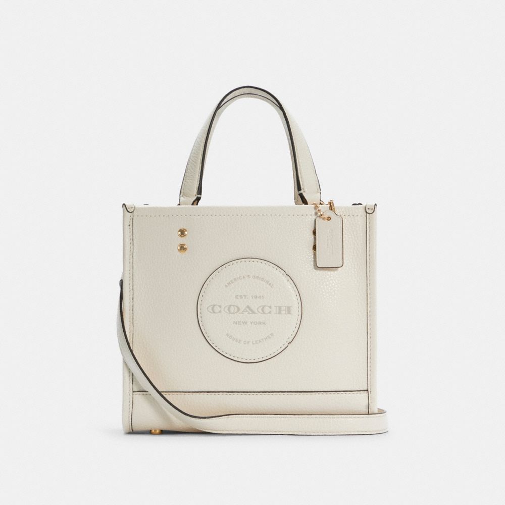 Dempsey Tote 22 With Coach Patch - C5268 - GOLD/CHALK