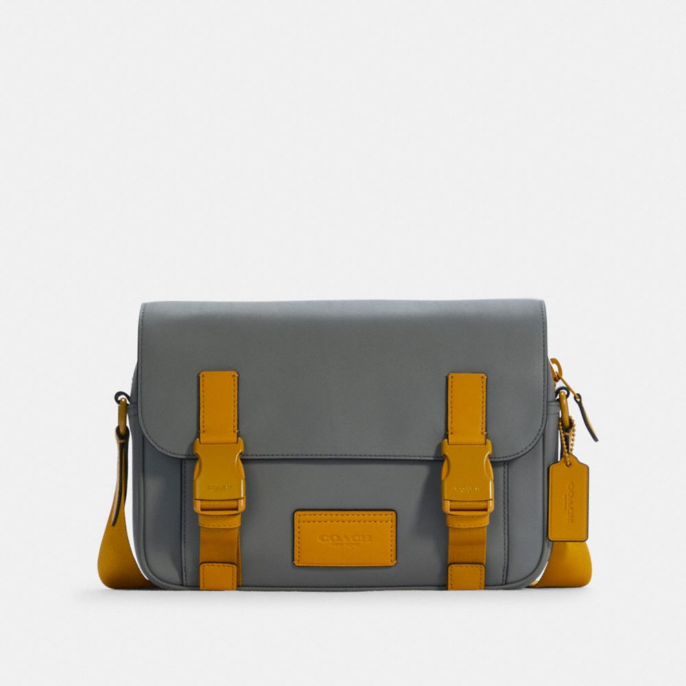 Track Crossbody - QB/HEATHER GREY FLAX - COACH C5300