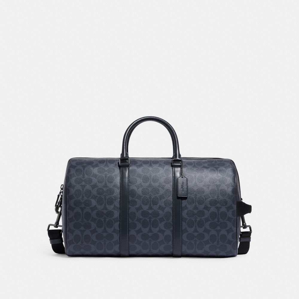 Venturer Bag In Signature Canvas - GUNMETAL/DENIM - COACH C5305