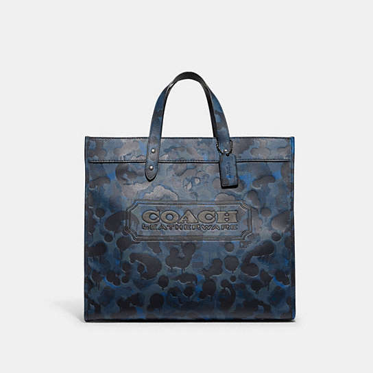C5308 - Field Tote 40 With Camo Print Blue/Midnight Navy