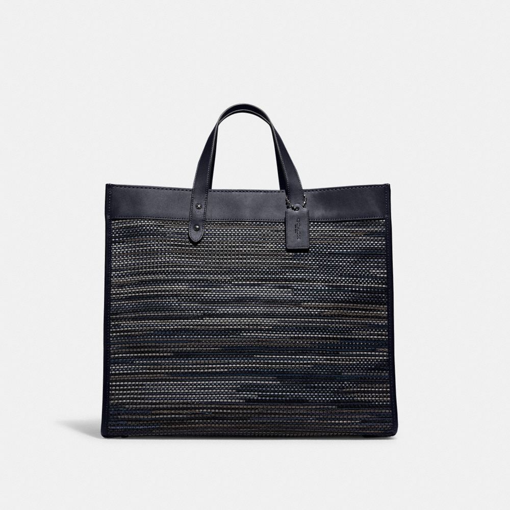FIELD TOTE 40 IN UPWOVEN LEATHER