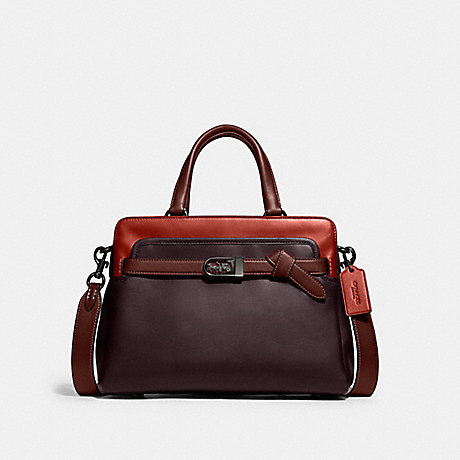 COACH Tate Carryall 29 In Colorblock - OXBLOOD MULTI/PEWTER - C5316