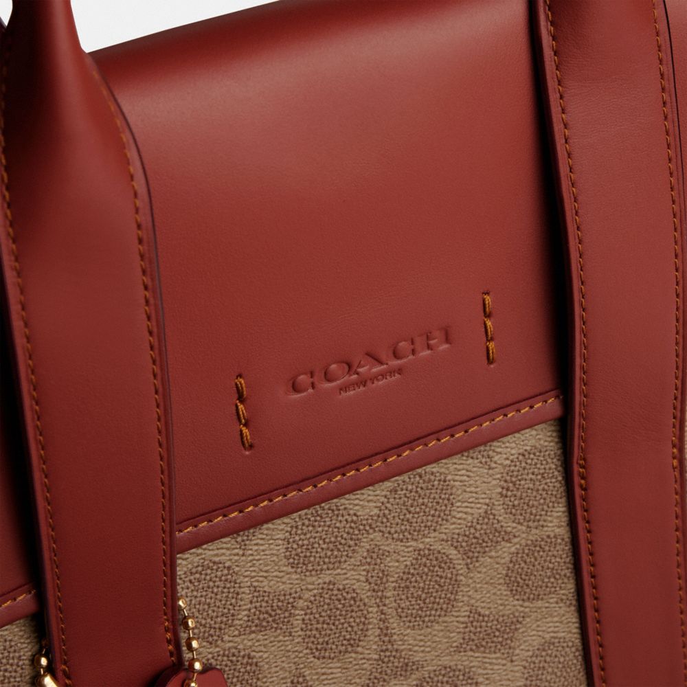 GOTHAM 經典 SIGNATURE 印花公事包