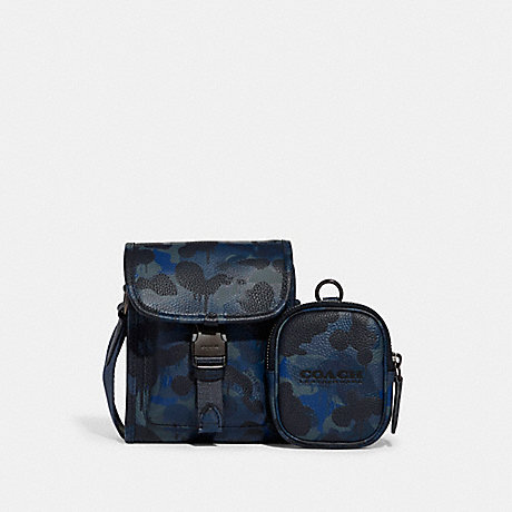 COACH C5326 Charter North/South Crossbody With Hybrid Pouch With Camo Print Blue/Midnight-Navy
