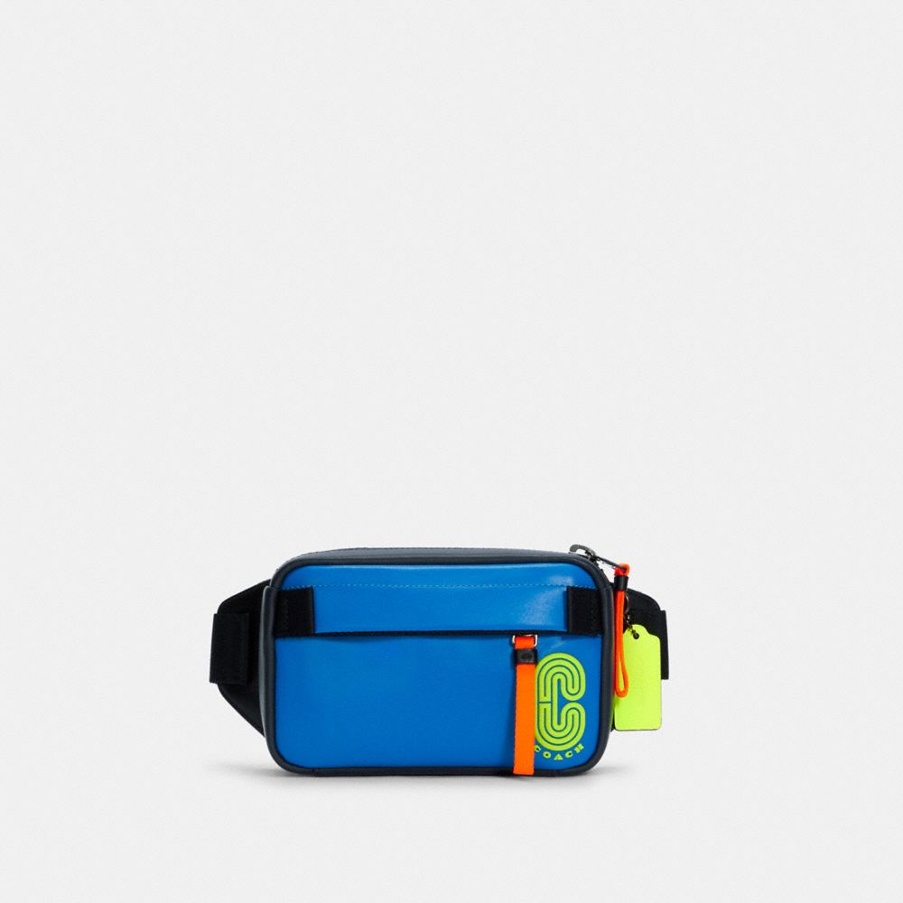 MINI EDGE BELT BAG - C5337 - QB/BRIGHT BLUE MULTI