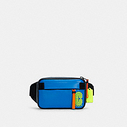 COACH C5337 Mini Edge Belt Bag QB/BRIGHT BLUE MULTI
