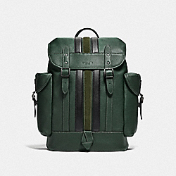 Hitch Backpack With Varsity Stripe - BLACK COPPER/AMAZON MULTI - COACH C5338
