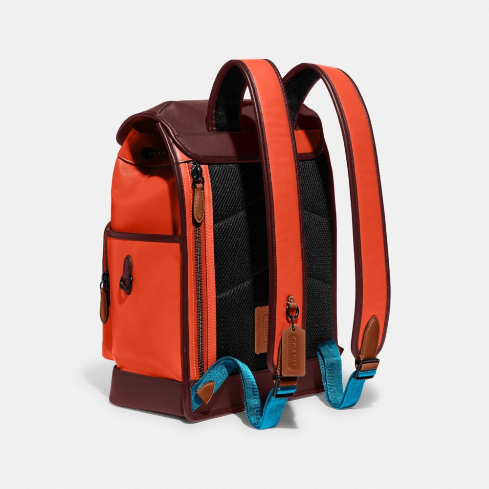 COACH Official Site Official page | LEAGUE FLAP BACKPACK IN COLORBLOCK