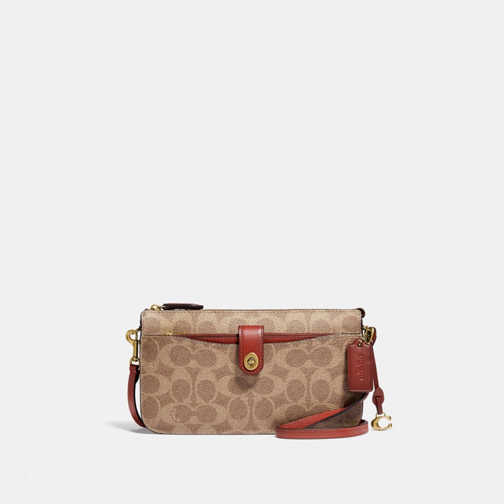 COACH C5369 Noa Pop Up Messenger In Signature Canvas BRASS/TAN/RUST