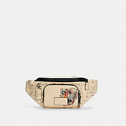COACH C5423 Coach X Jean-michel Basquiat Track Belt Bag QB/IVORY MULTI