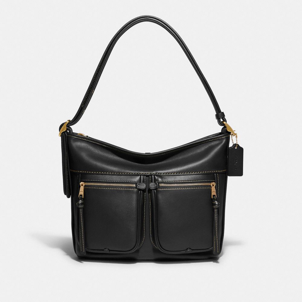 COACH C5433 Andie Shoulder Bag BRASS/BLACK