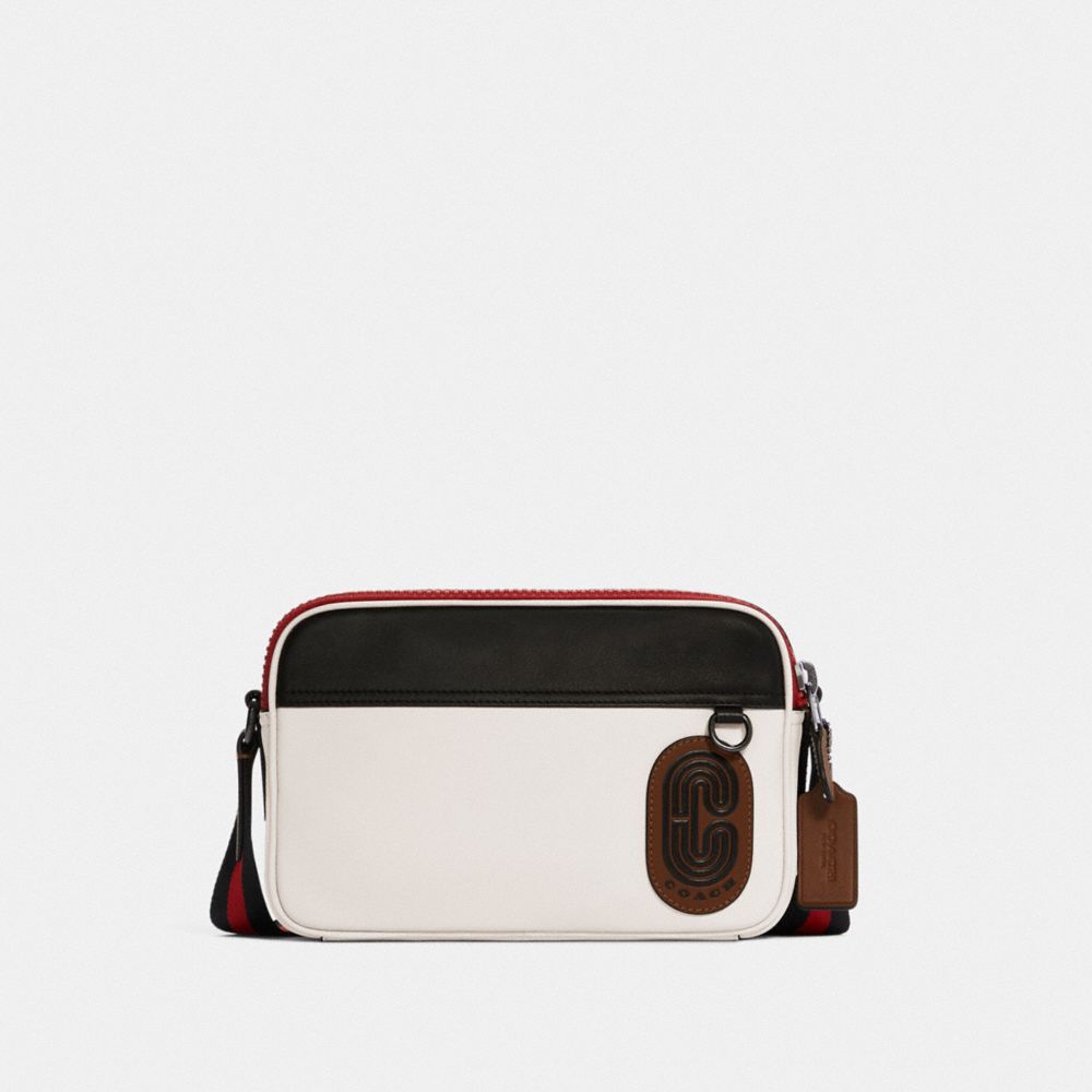 Graham Crossbody With Coach Patch - BLACK ANTIQUE/TAN BLACK - COACH C5437