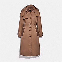 Hooded Trench - C5500 - Brown