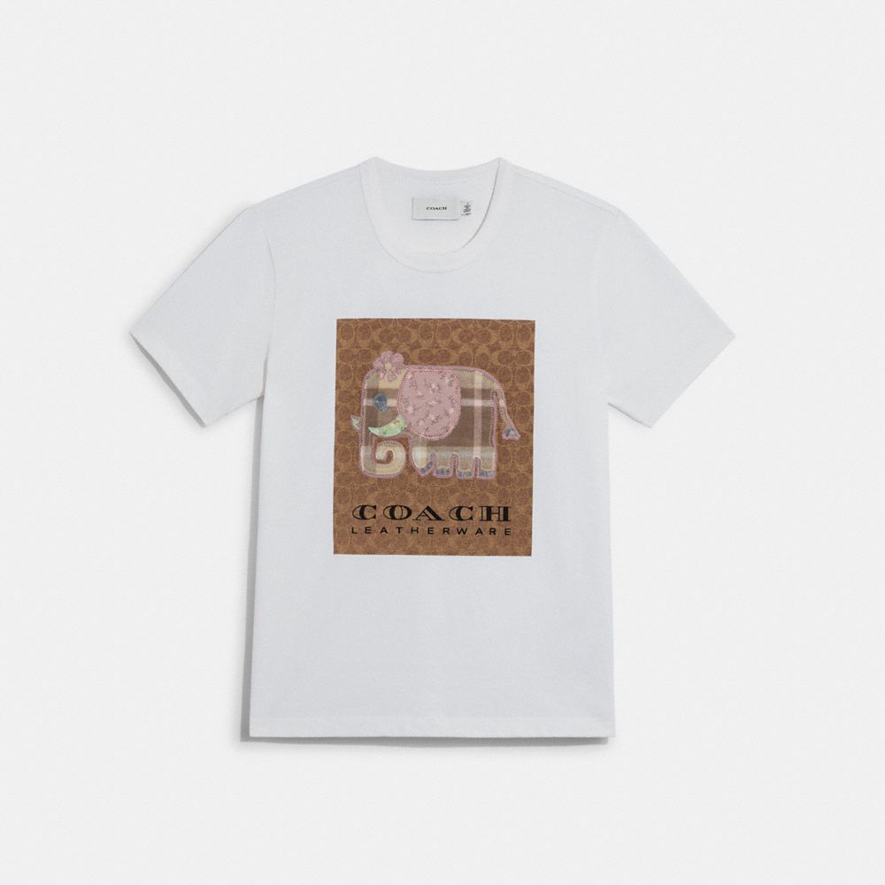 Signature Elephant T-Shirt In Organic Cotton