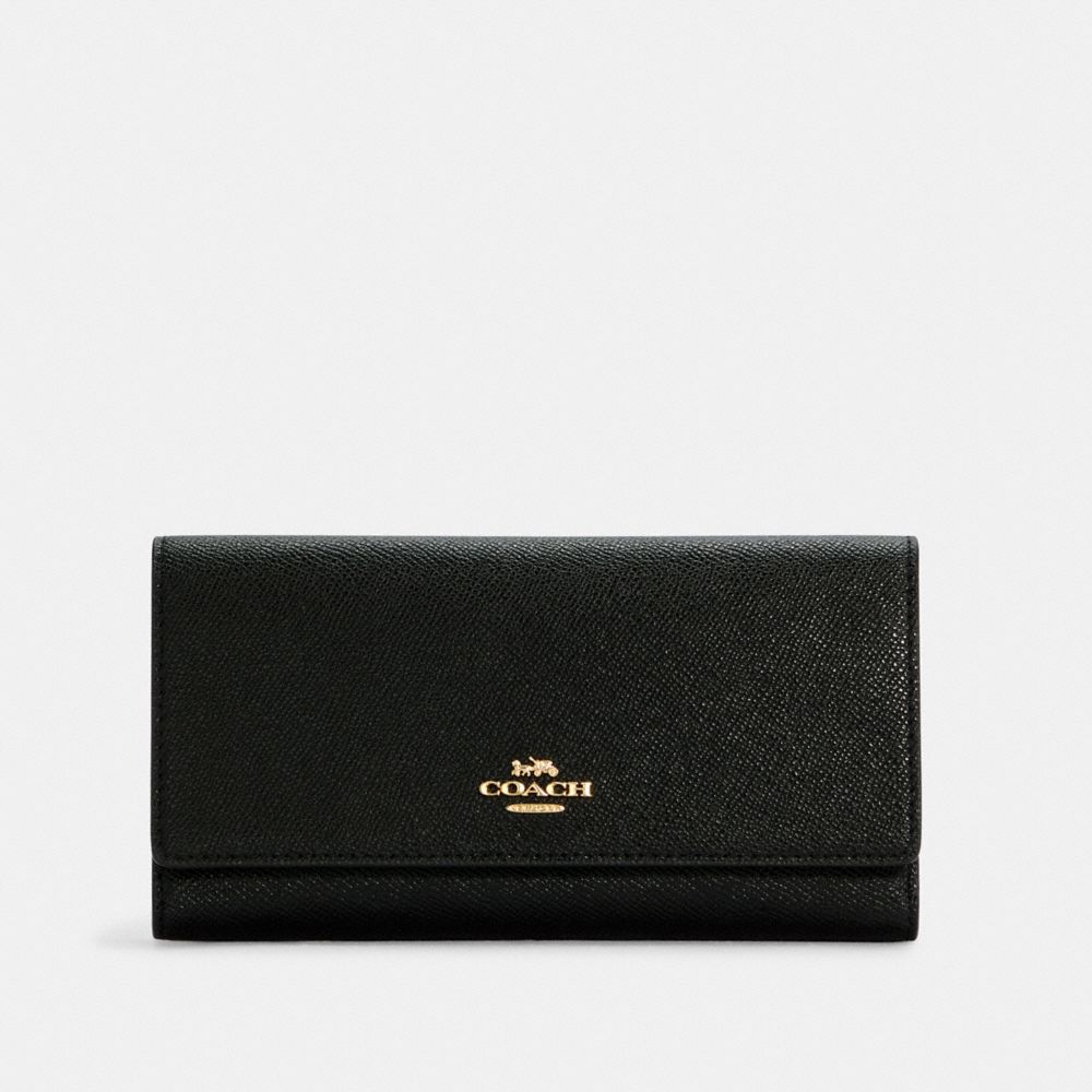 SLIM TRIFOLD WALLET - IM/BLACK - COACH C5578