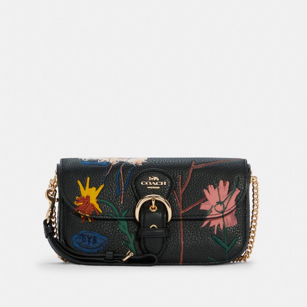 COACH COACH X JEAN-MICHEL BASQUIAT KLEO CROSSBODY - IM/BLACK MULTI - C5586