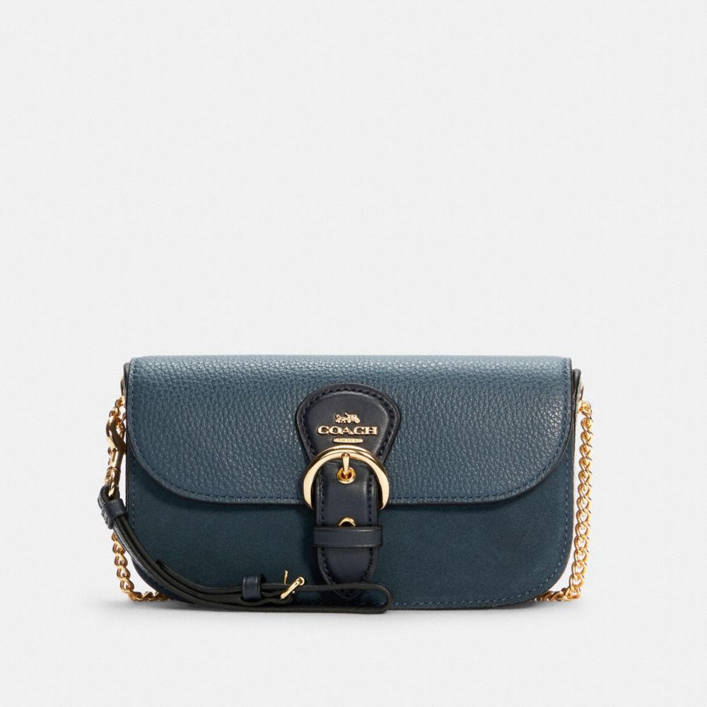 COACH KLEO CROSSBODY - IM/DENIM MULTI - C5588