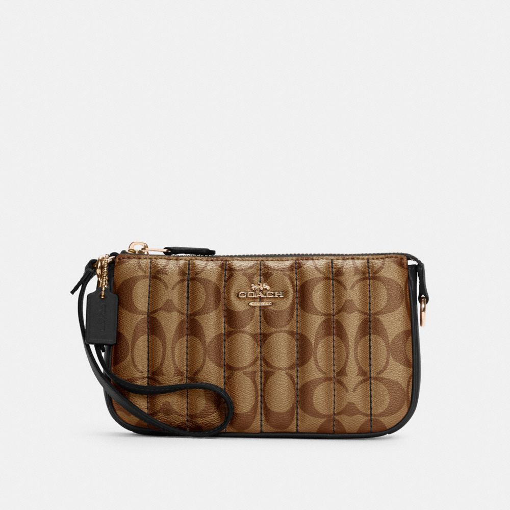 Nolita 19 In Signature Canvas With Quilting - GOLD/KHAKI/BLACK - COACH C5622