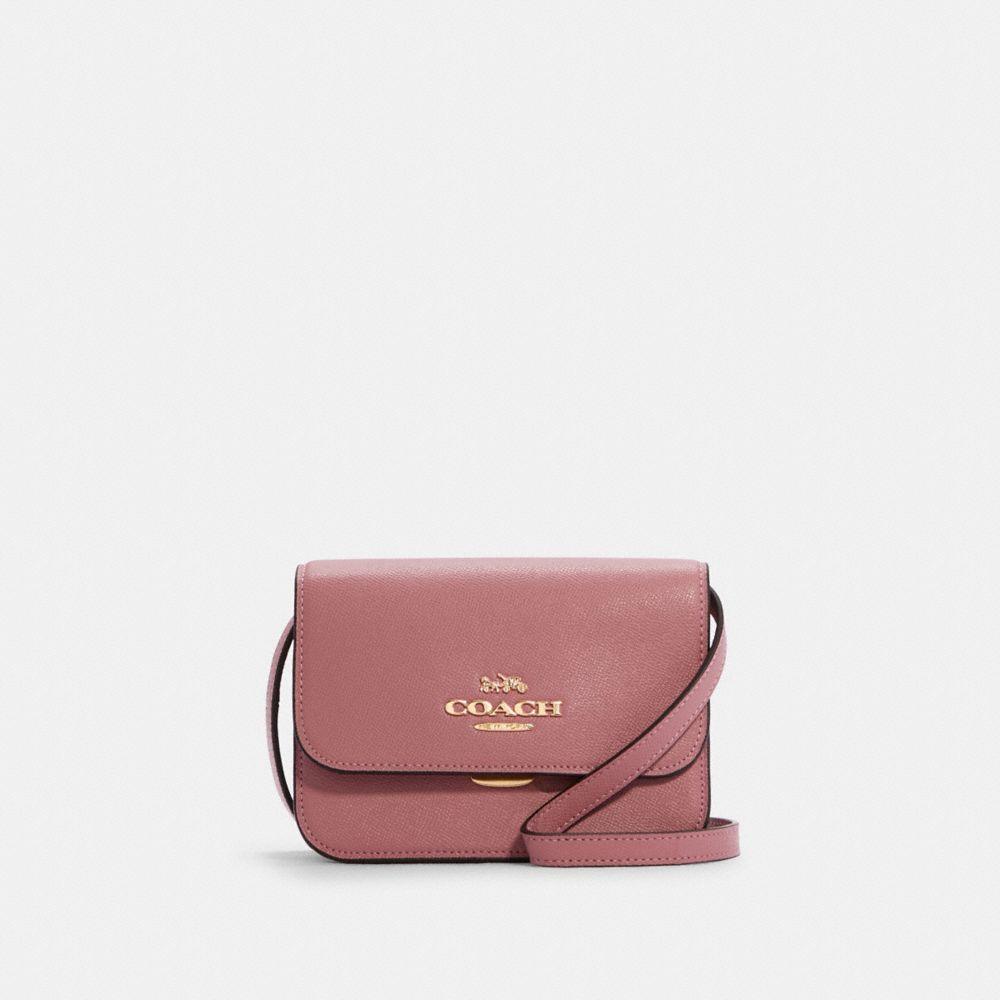 COACH C5626 - Mini Brynn Crossbody GOLD/TRUE PINK