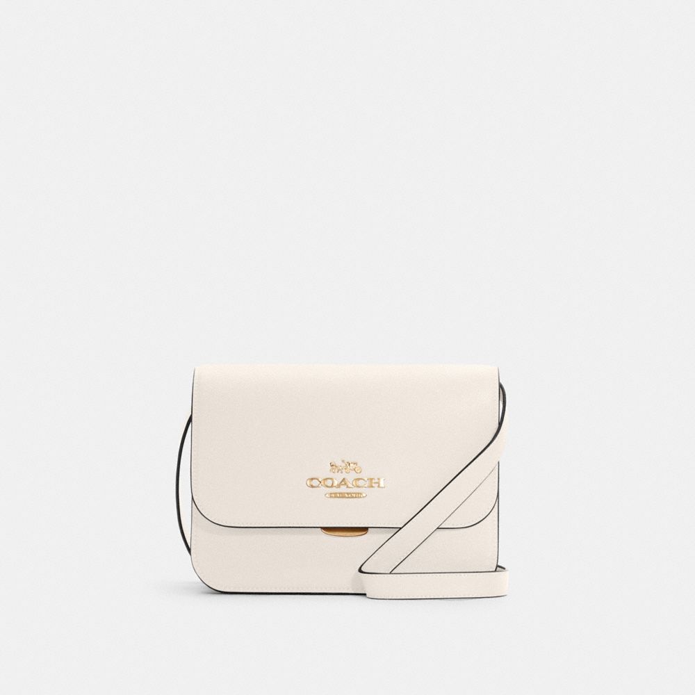 Brynn Flap Crossbody - C5632 - GOLD/CHALK