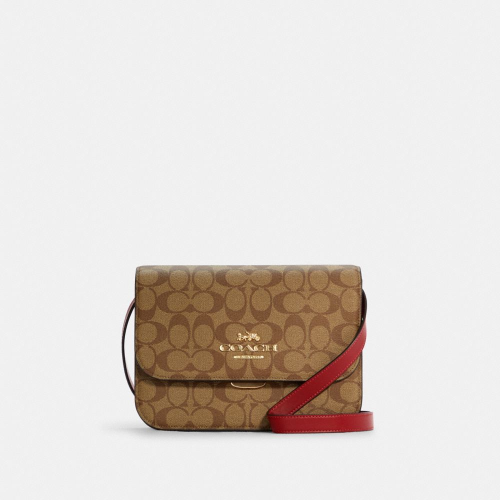 coach women's brynn flap crossbody
