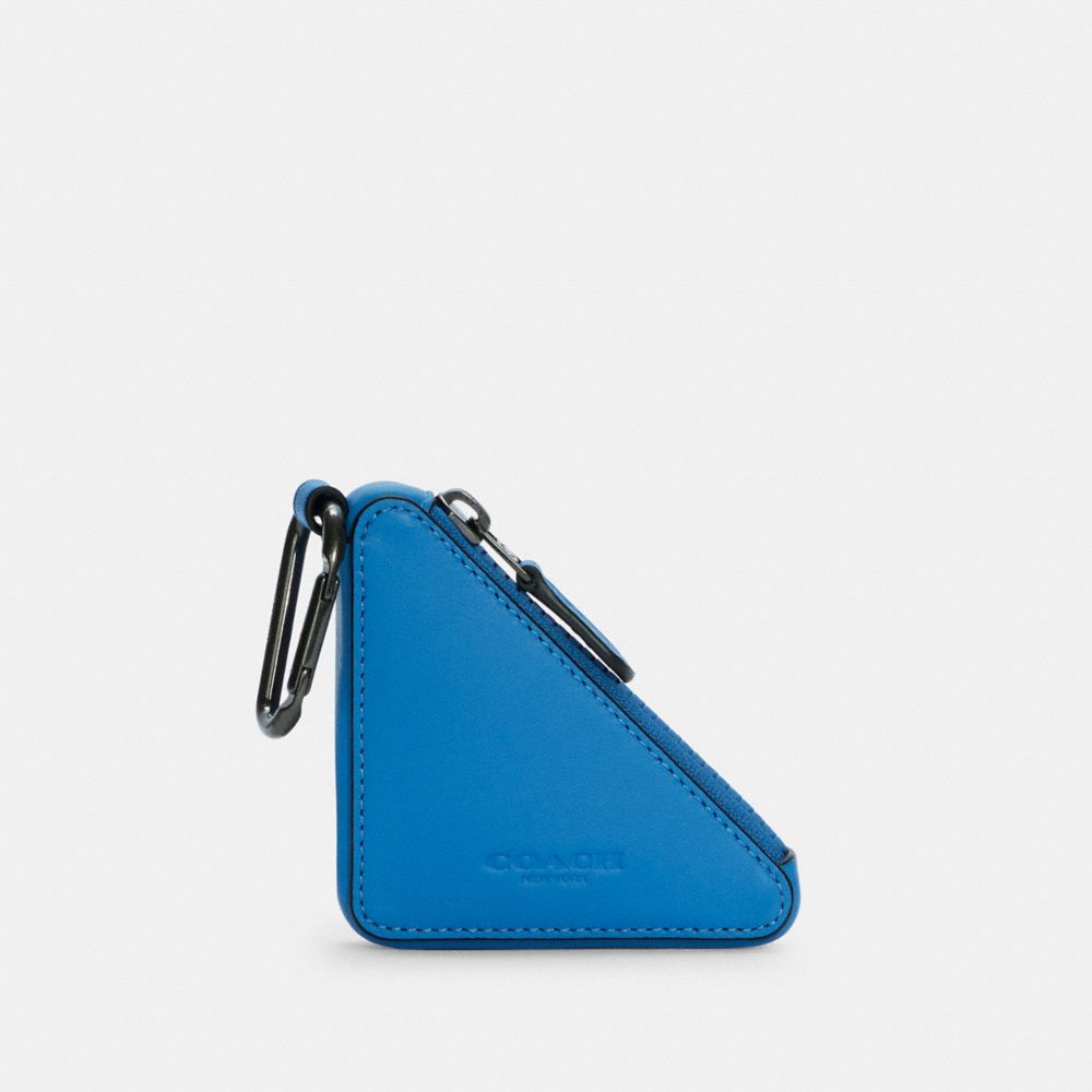 COACH C5647 - TRIANGLE COIN FOB QB/RACER BLUE