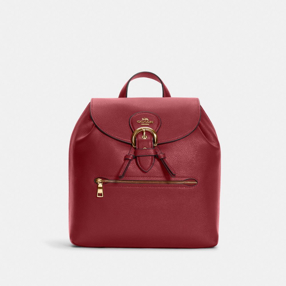 COACH C5648 Kleo Backpack GOLD/CHERRY