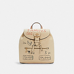 COACH COACH X JEAN-MICHEL BASQUIAT KLEO BACKPACK - IM/IVORY MULTI - C5662