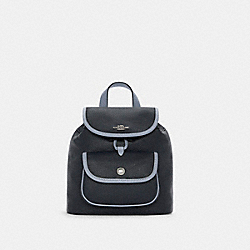 COACH C5672 Pennie Backpack 22 SV/MIDNIGHT MULTI