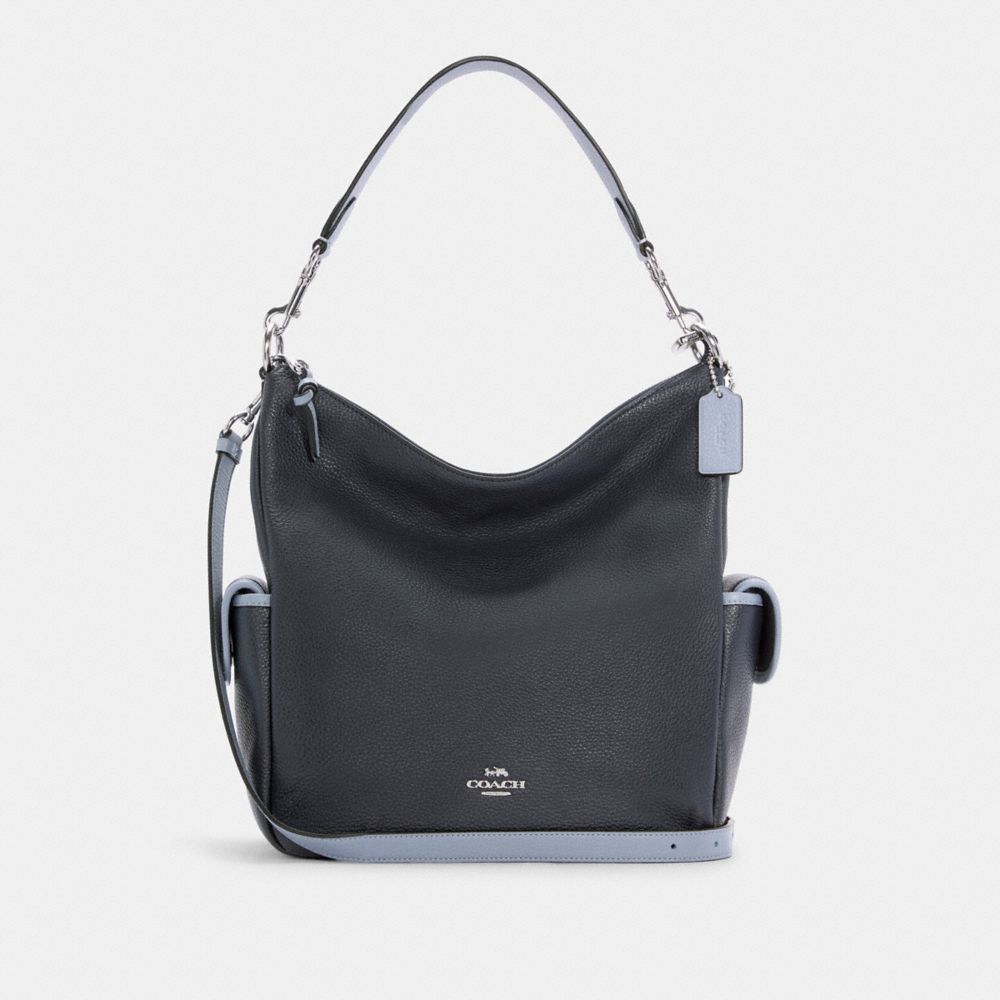 COACH C5673 - PENNIE SHOULDER BAG SV/MIDNIGHT MULTI